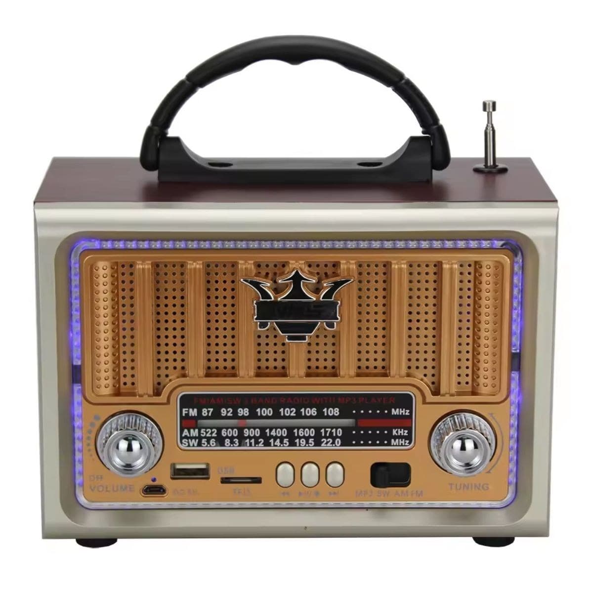 Roichil® Taşınabilir Klasik AM/FM/SW Retro Nostaljik Radyo