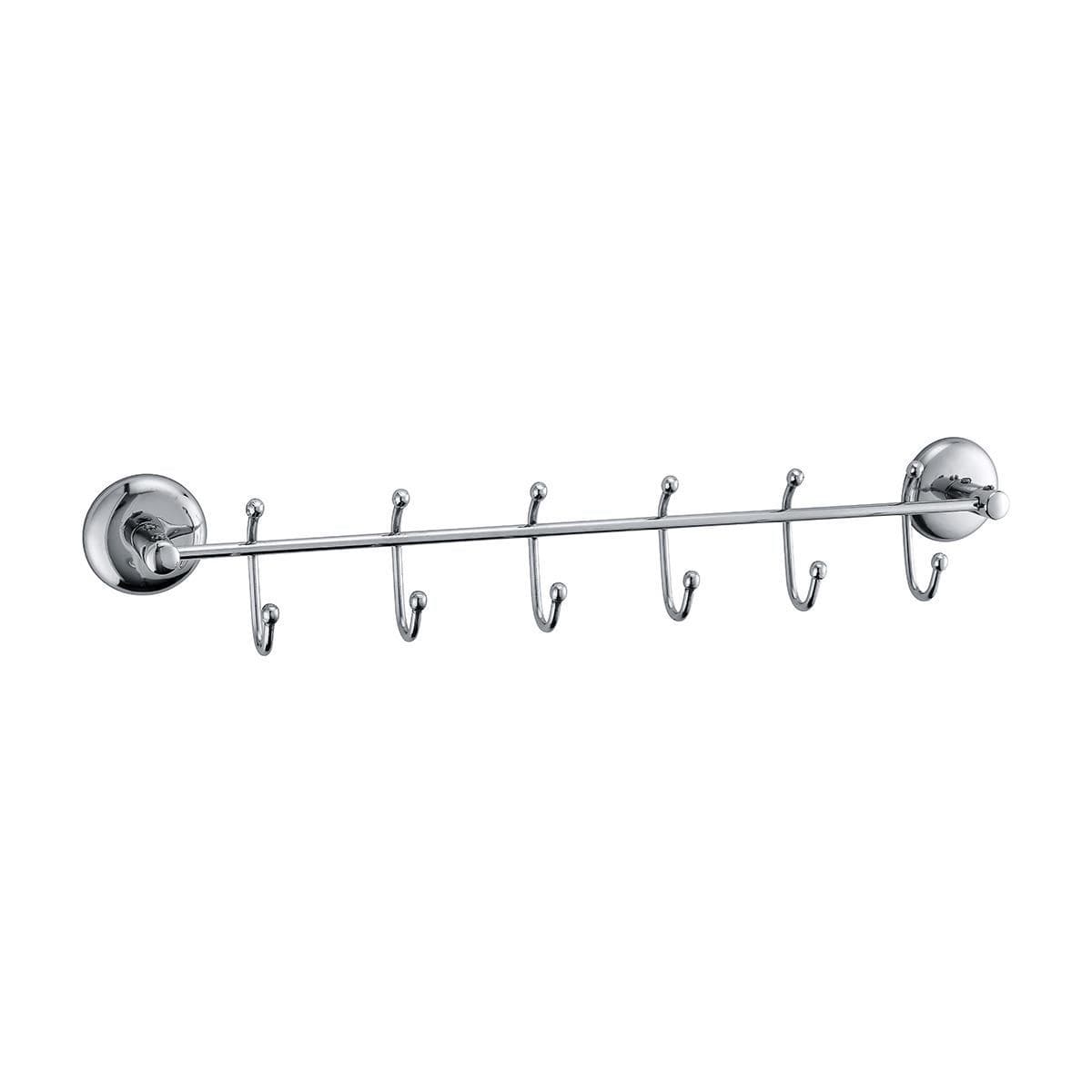 Roichil® 6 Kancalı Dekoratif Askılık Mutfak Banyo Duvar Yüzeyi Askısı