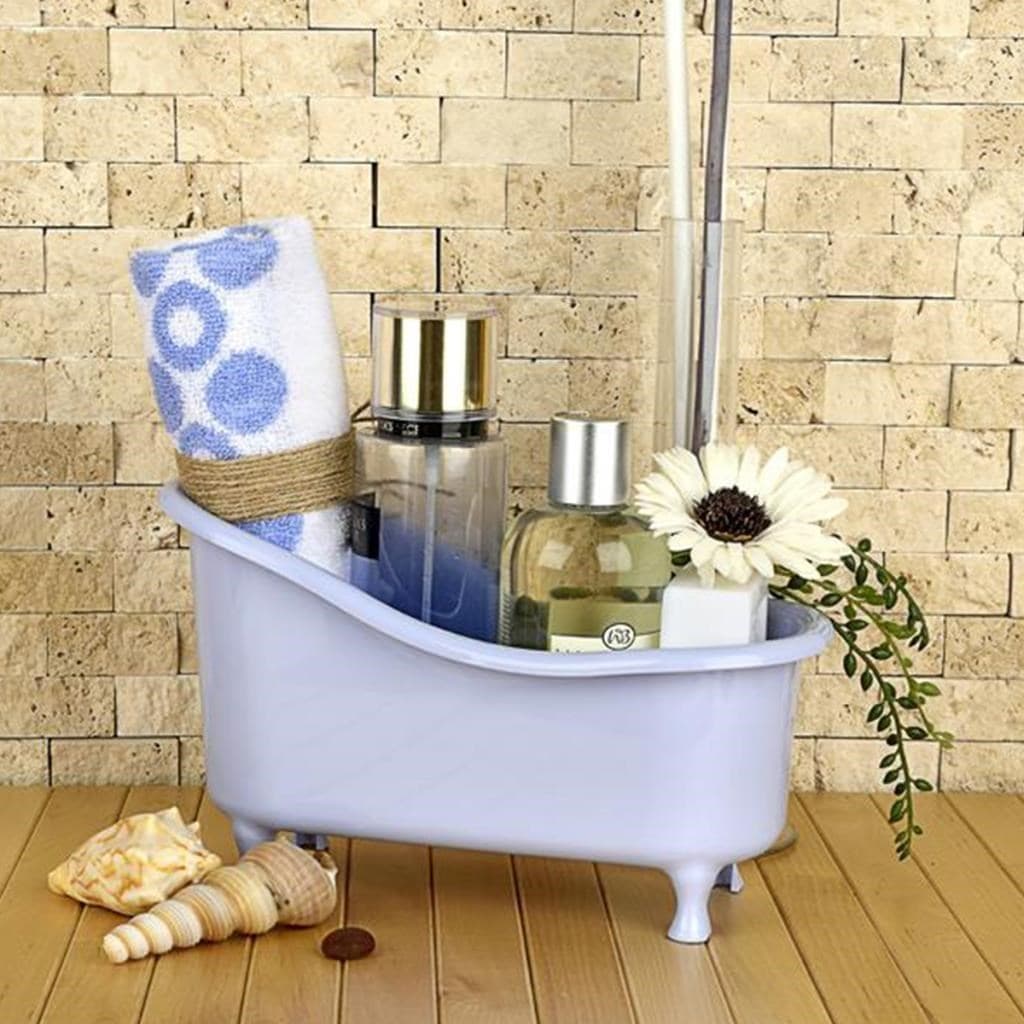 Roichil® Dekoratif Mini Küvet Şeklinde Çok Amaçlı Banyo Düzenleyici Sepet
