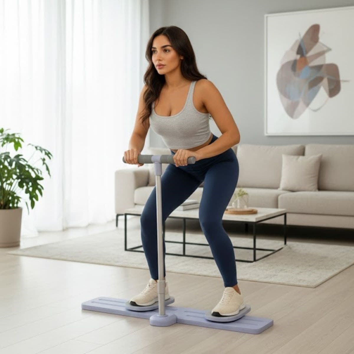 Roichil® Katlanabilir Kardiyo Tahtası – Aç Kapa Bacak, Kalça ve Core Güçlendirici Spor Aleti