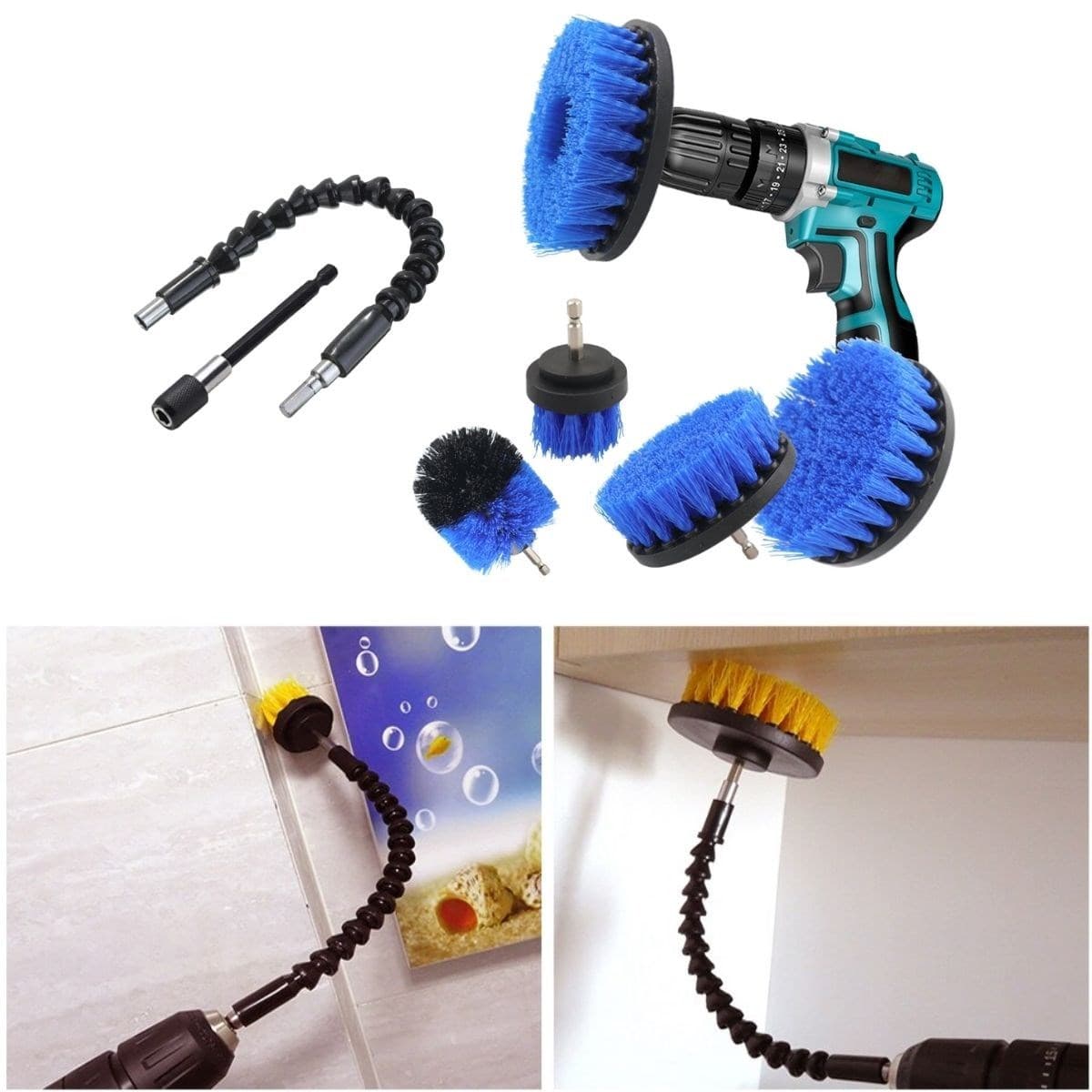 Roichil® Matkap Ucuna Takılan Temizleme Fırçası (6 Parça)