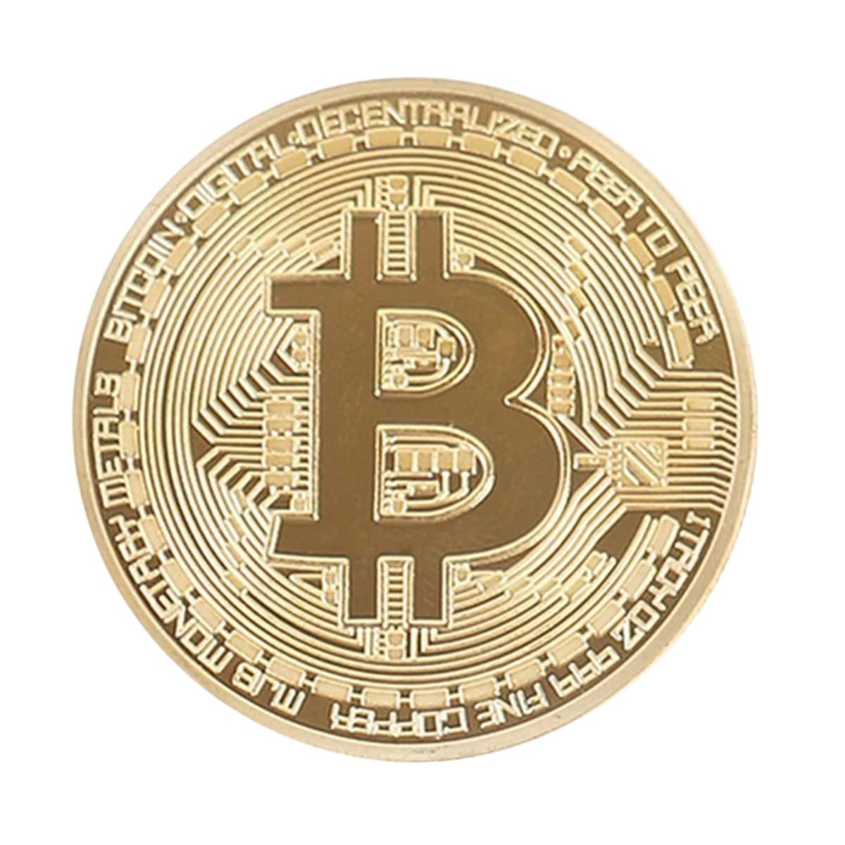 Roichil® Bitcoin Madeni Hatıra Parası Madeni Bitcoin Hediye Sikke Para
