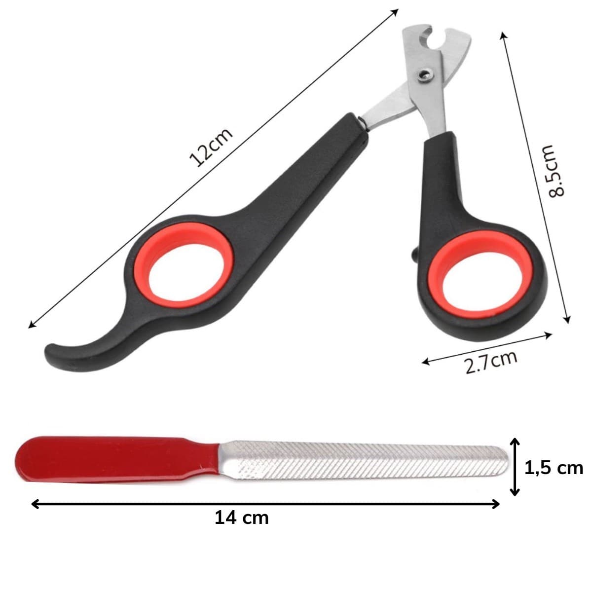Roichil® Evcil Hayvan Tırnak Makası Ve Törpü Seti Manikür Pedikür Pati Bakım Aleti Kaymaz Sap — küçük görsel 6