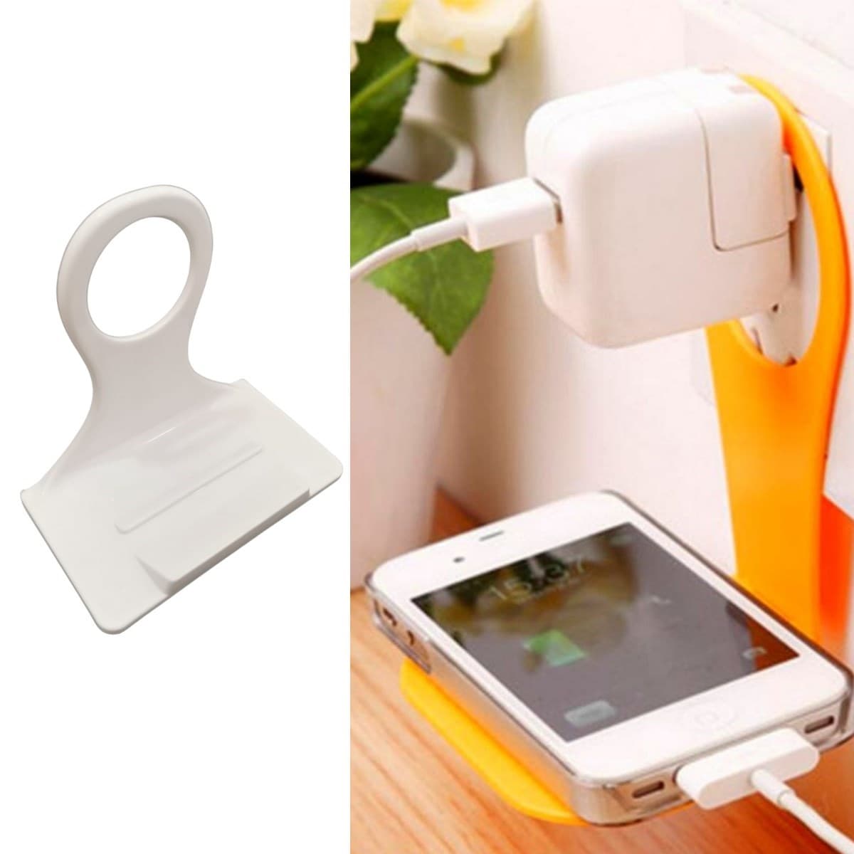 Roichil® Universal Mobil Şarj Priz Askısı ve Telefon Tablet Tutucu Stand