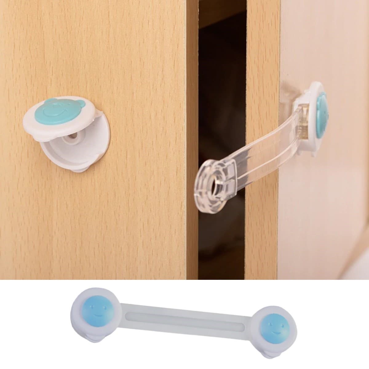 Roichil® Bebek ve Çocuklar İçin Dolap Çekmece Emniyet Güvenlik Kilidi