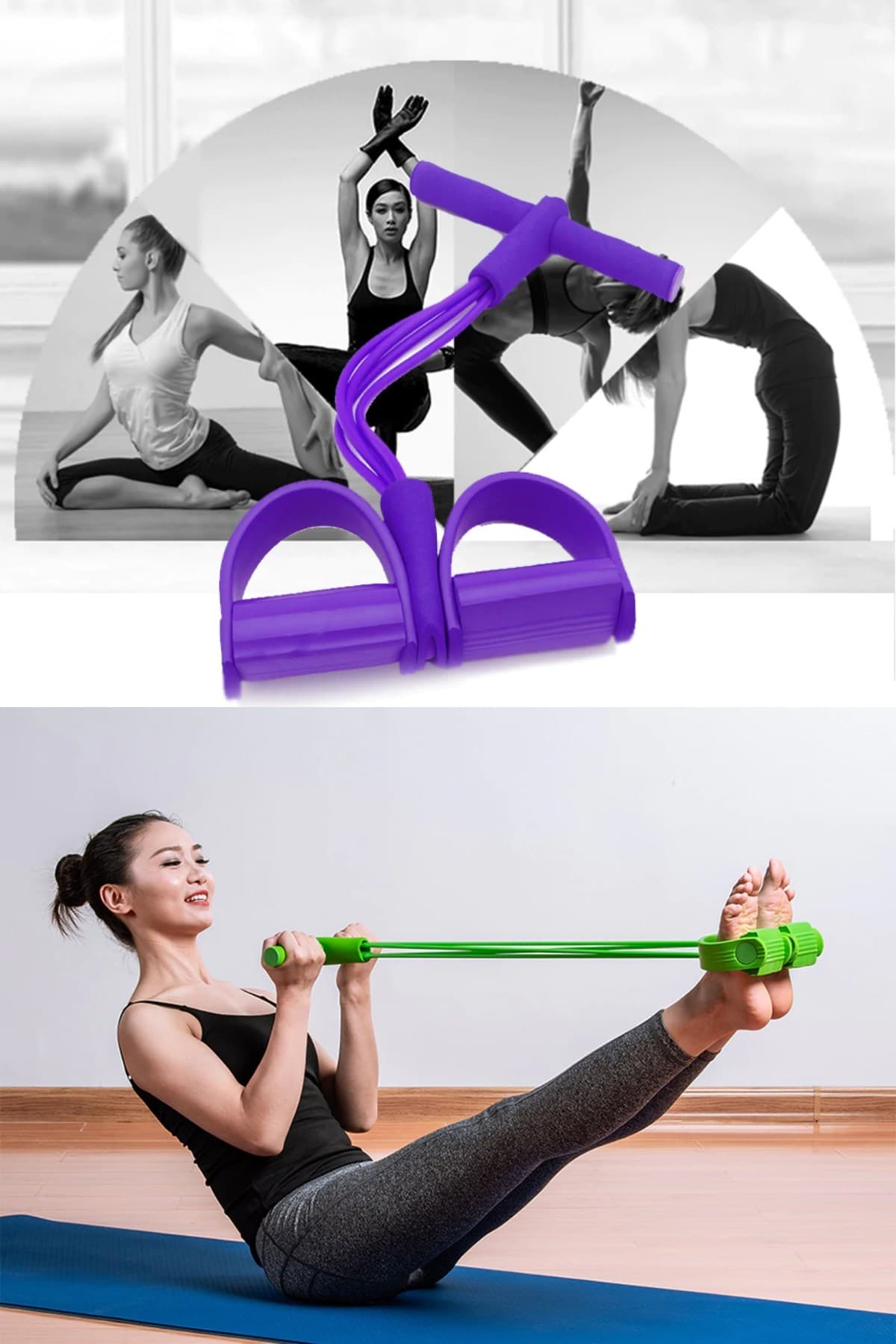 Roichil® Jimlastik Aleti Elastik Yay Karın Kası Çalıştırıcı Trimmer — küçük görsel 2