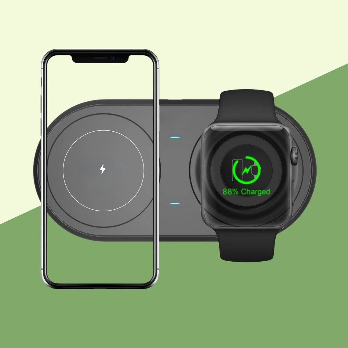 Roichil® 2si 1arada Kablosuz Saat,Kulaklık ve Telefon Hızlı Şarj Etme Aparatı