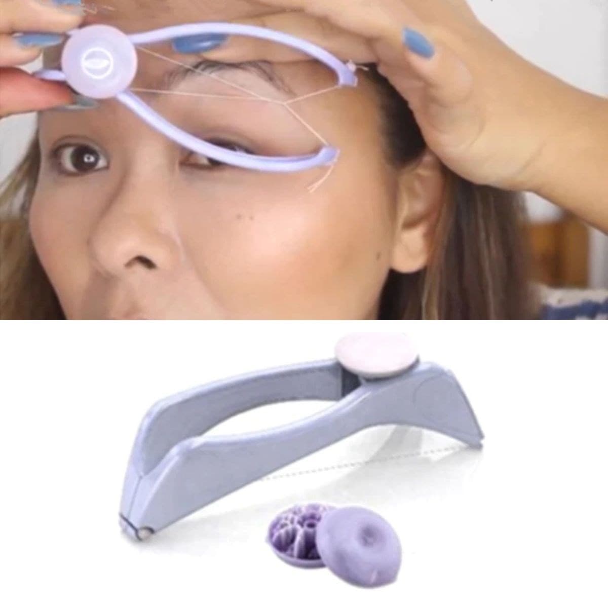 Roichil® Slique Pratik İple Kaş Bıyık Tüy Alma Epilasyon Aleti Makinesi — küçük görsel 3