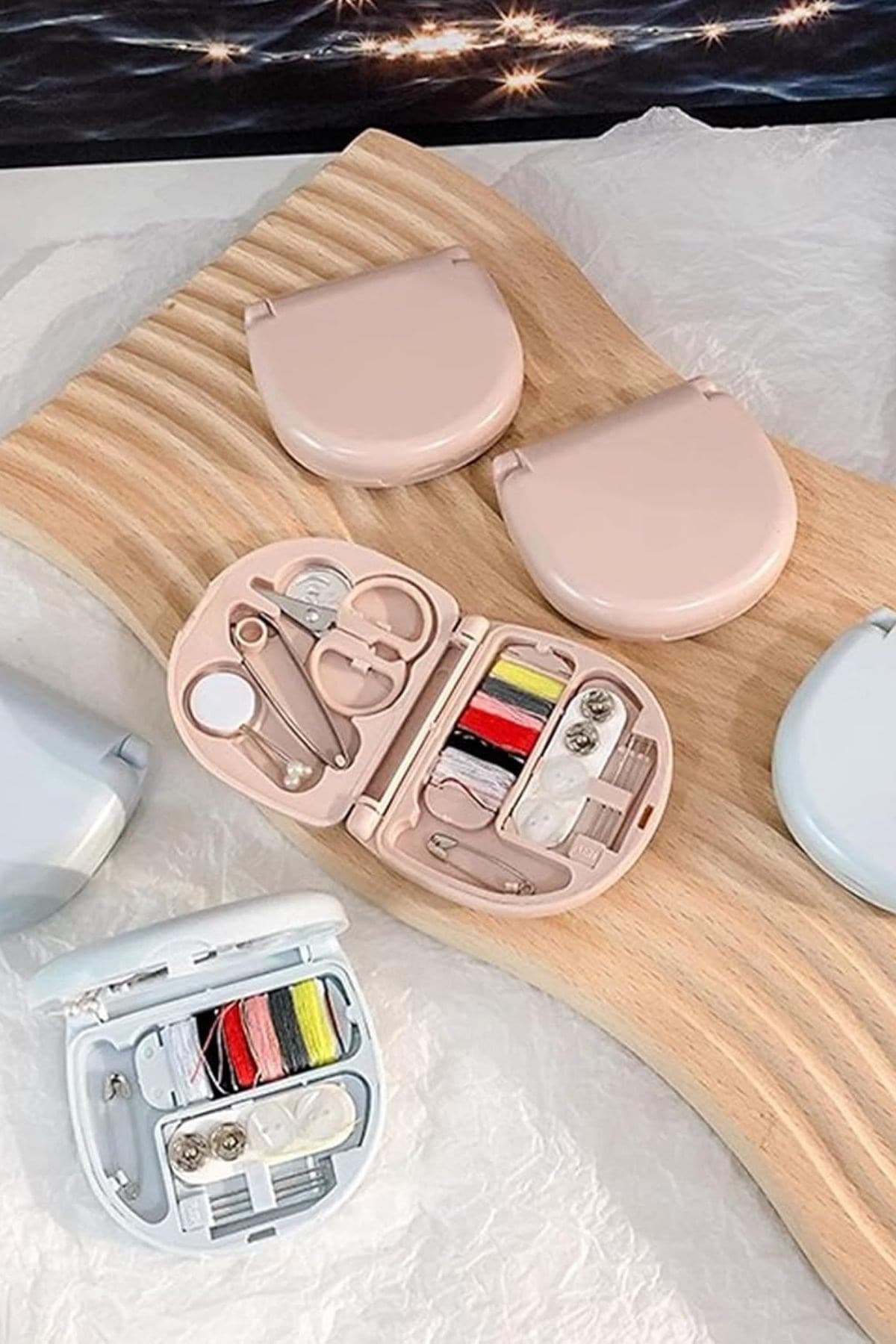 Roichil® Çok Fonksiyonlu Mini Çanta Boy Seyahat Tipi Dikiş Seti — küçük görsel 8