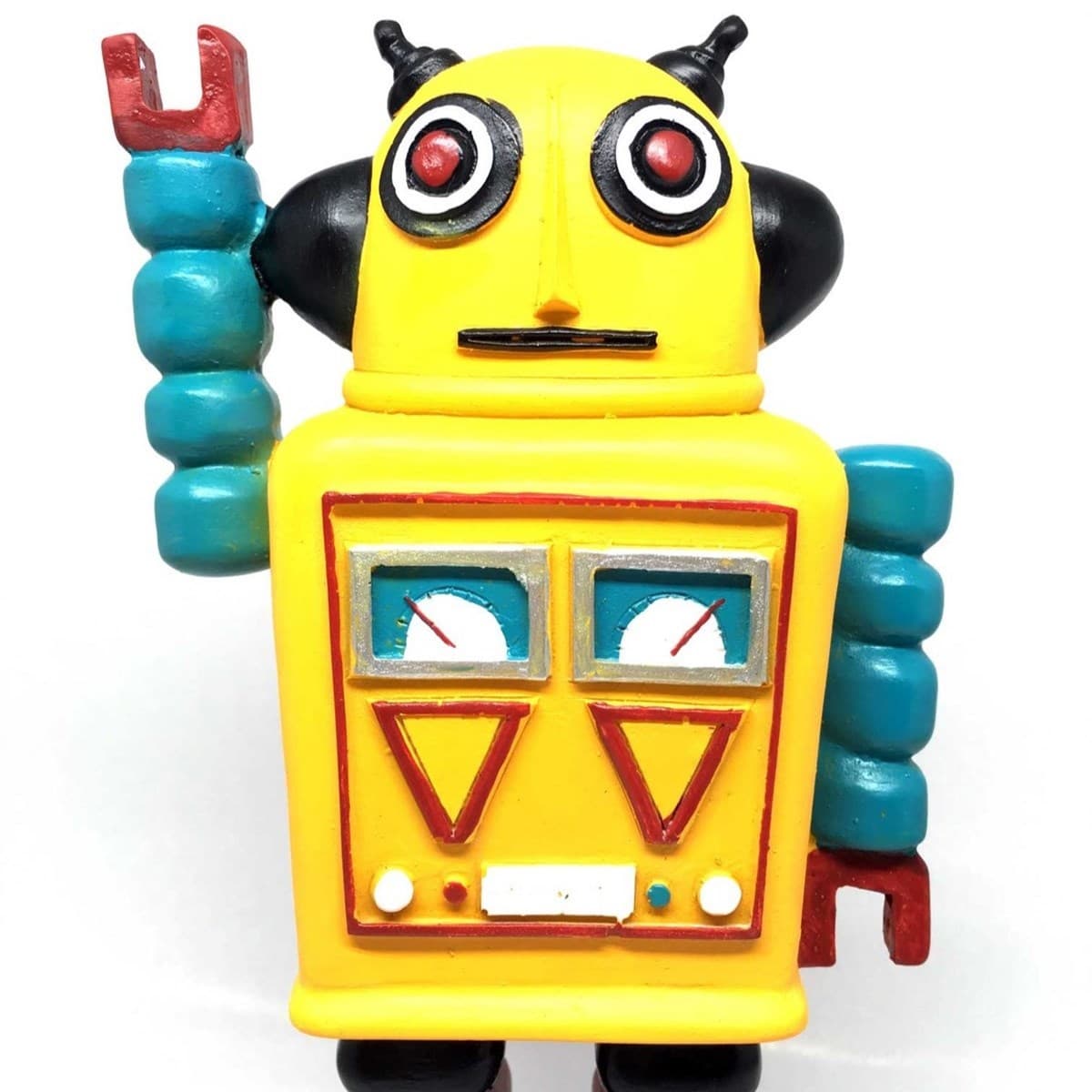 Roichil® Decotown Nostaljik Sevimli Uzaylı Robot Şeklinde Figür Biblo