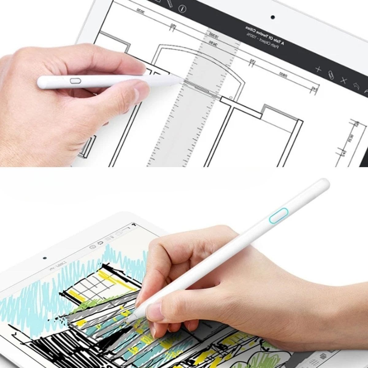 Roichil® Evrensel Tablet ve Dokunmatik Telefonlarla Uyumlu Hassas Çizim ve Tasarım Kalemi — küçük görsel 5