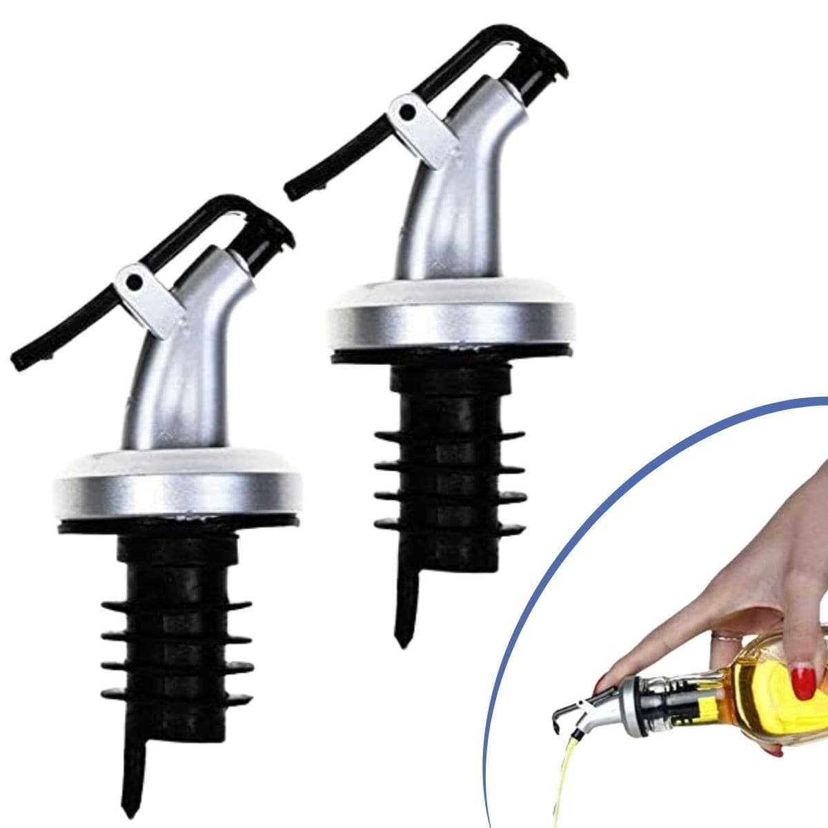 Roichil® 2 Adet Şişe Ucu Damlatmaz Servis Aparatı Damlalık Yağdanlık Tıpa