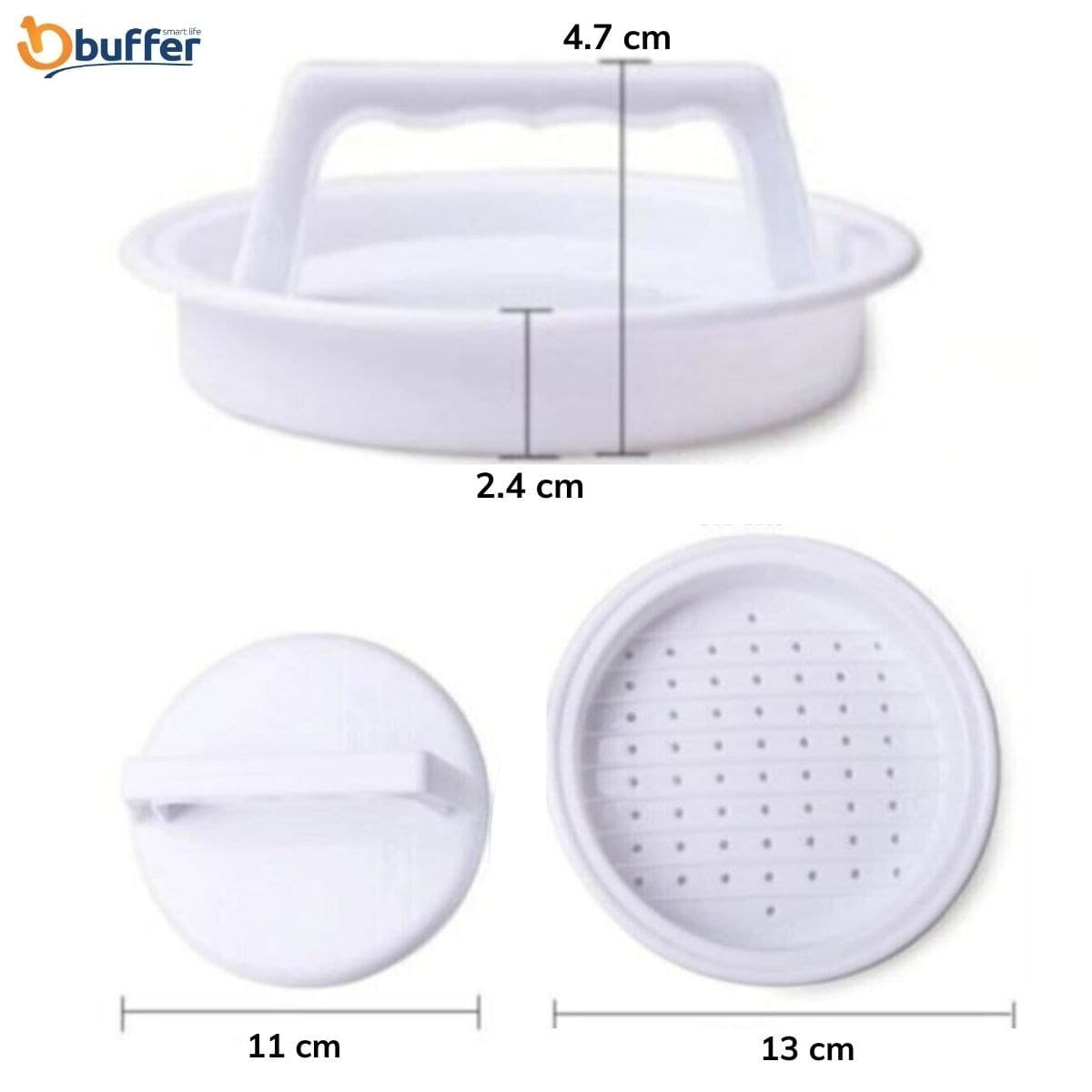 Roichil® Hamburger Ve Köfte Şekillendirici Köfte Kalıbı Pratik Burger Pres Aparatı — küçük görsel 4