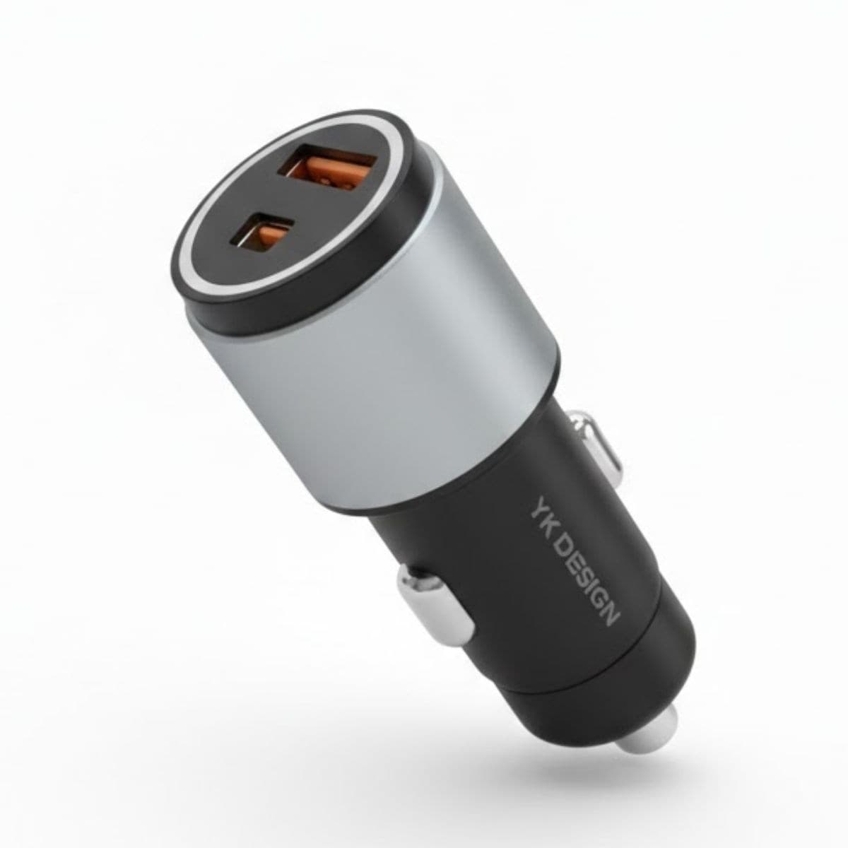 Roichil® Araç İçi Çakmaklığa TakılanType-C ve USB Girişli 2 Portlu Hızlı Şarj Adaptörü