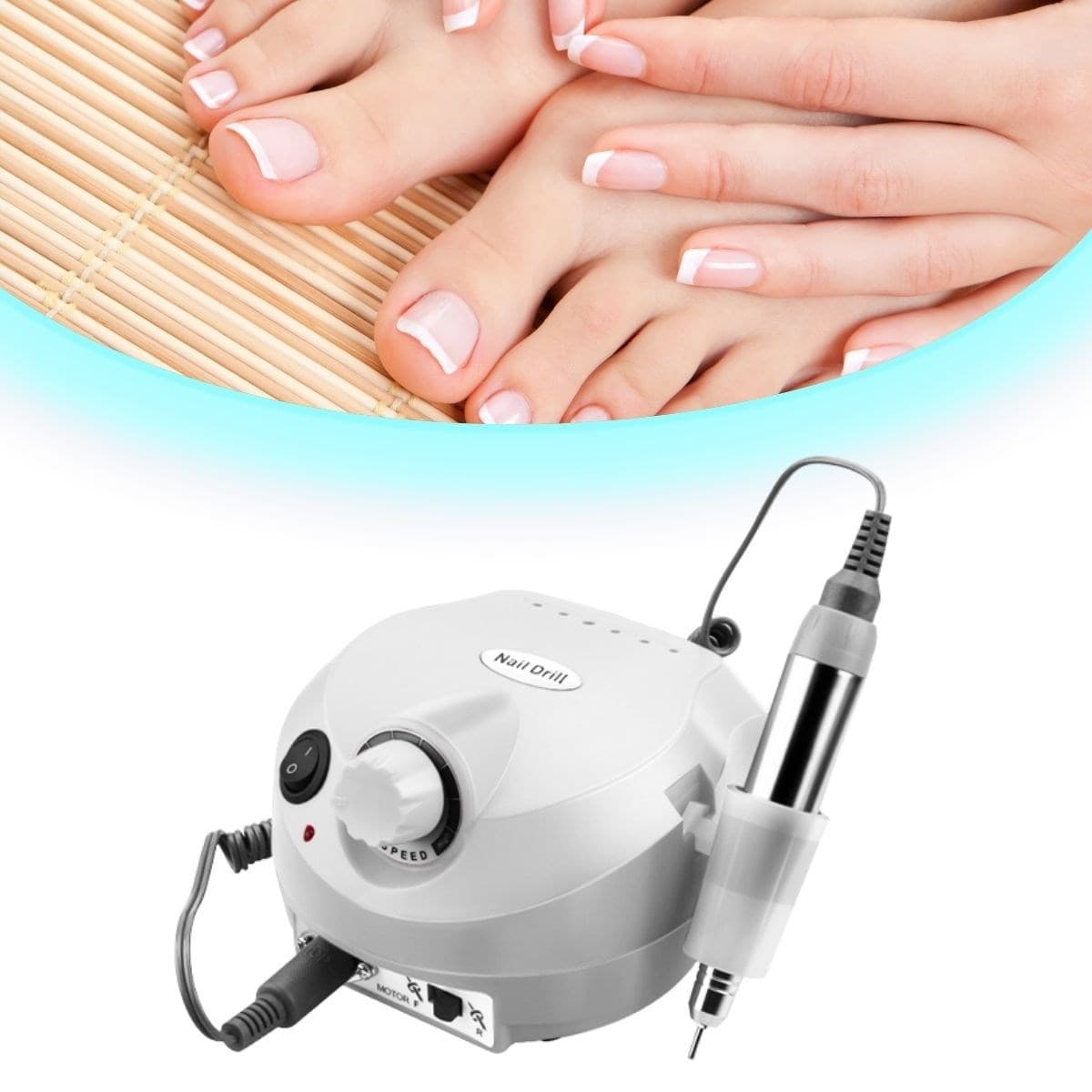 Roichil® 65 Watt Profesyonel Ev Tipi Pratik Manikür Pedikür Tırnak Bakım Seti