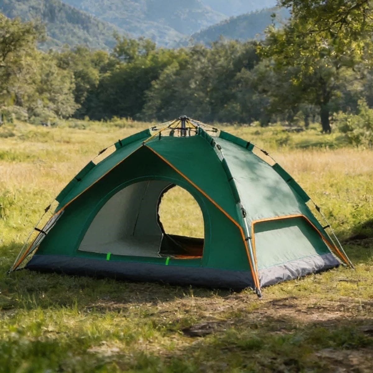 Roichil® 6 Kişilik Otomatik Kamp Çadırı – Çift Katmanlı, Suya Dayanıklı, Hızlı Kurulum Outdoor Aile ve Doğa Çadırı 200x250x150 cm