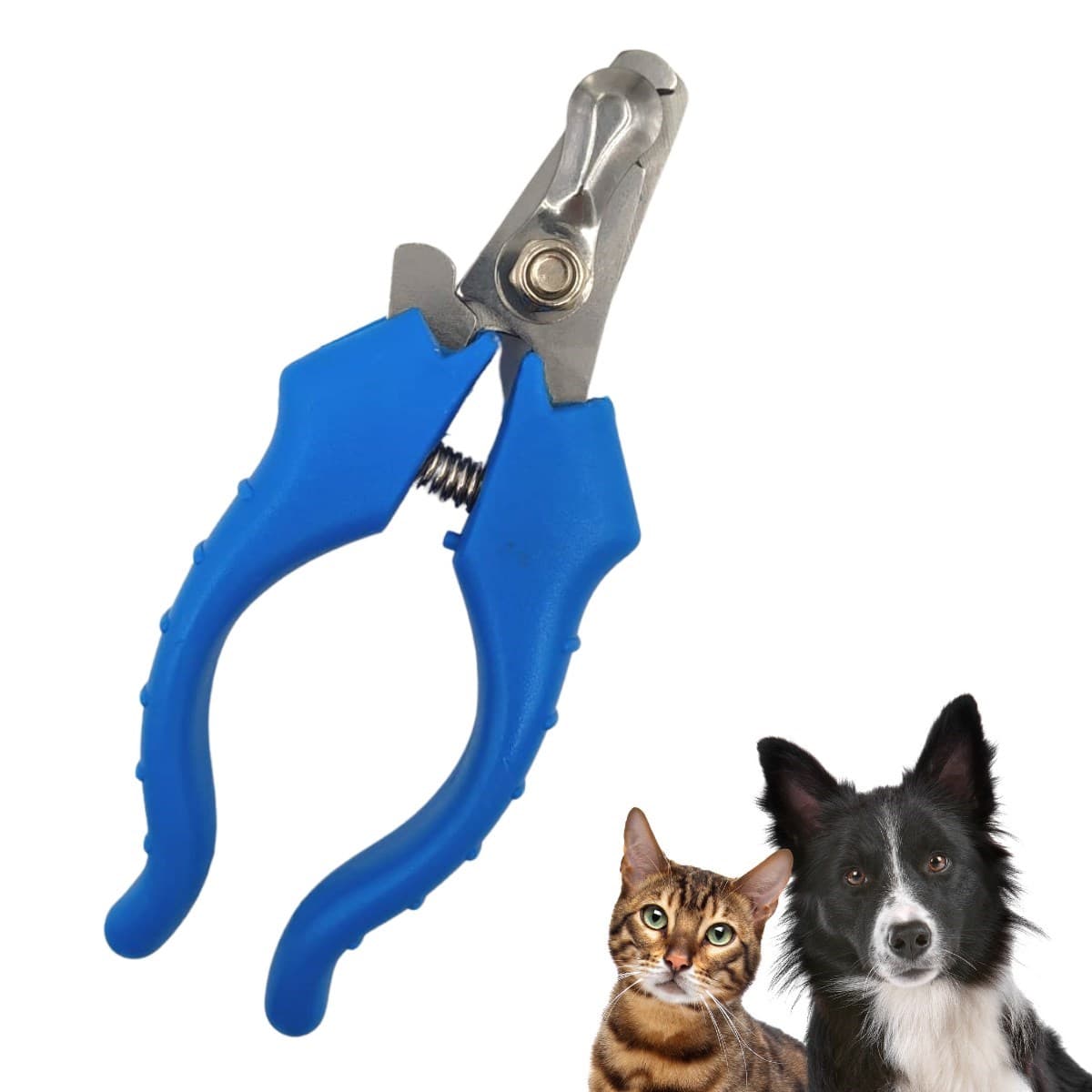 Roichil® Evcil Hayvan Kedi ve Köpek Paslanmaz Çelik Yaylı Tırnak Makası ve Düzeltme