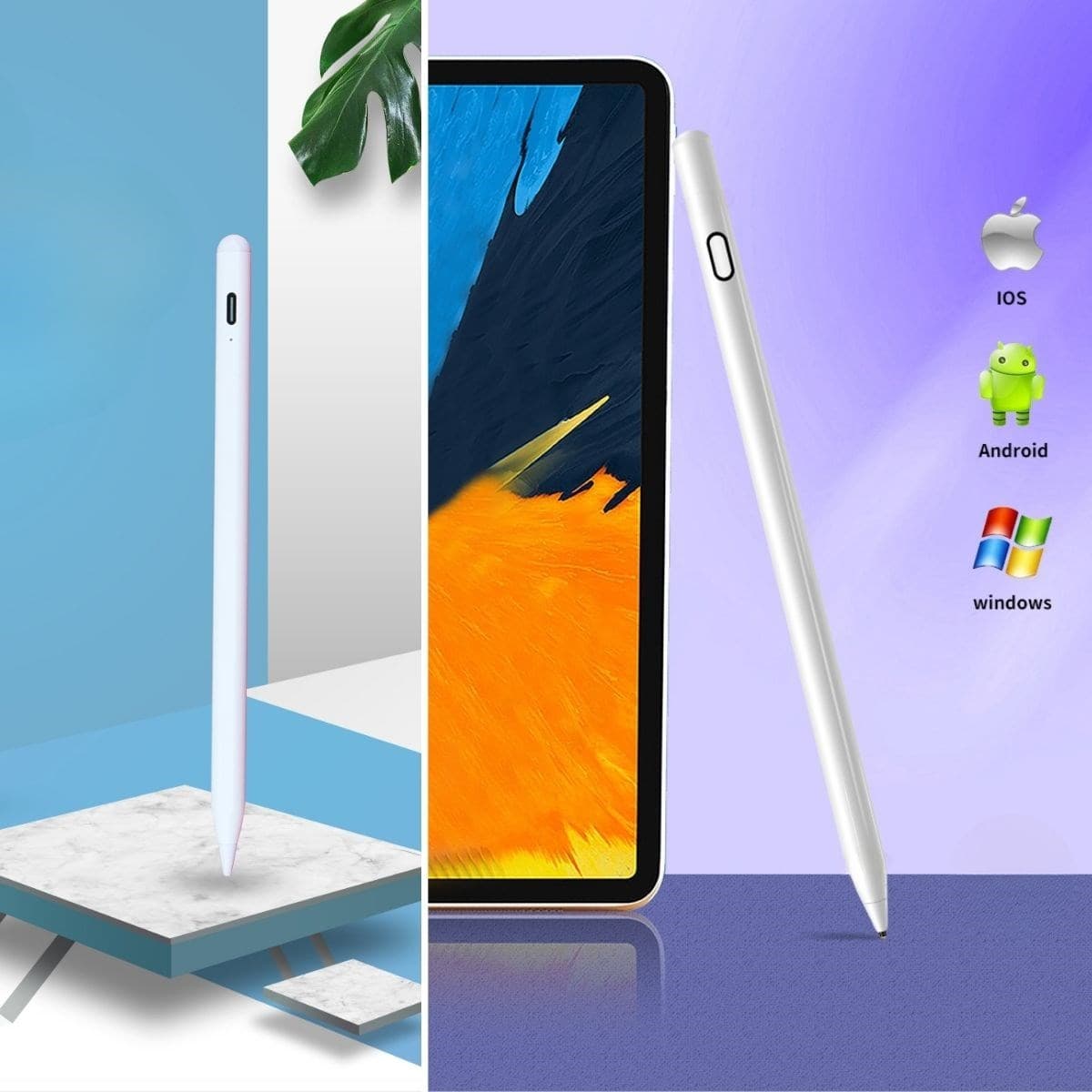 Roichil® Evrensel Tablet ve Dokunmatik Telefonlarla Uyumlu Hassas Çizim ve Tasarım Kalemi — küçük görsel 4