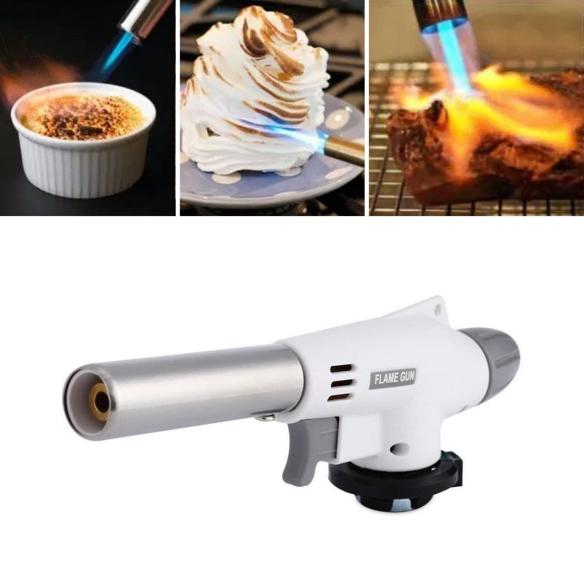 Roichil® 1300°C Çok Amaçlı Gaz Torch Çakmak - Mutfak, Mangal, Lehimleme Pürmüz Alev Tabancası