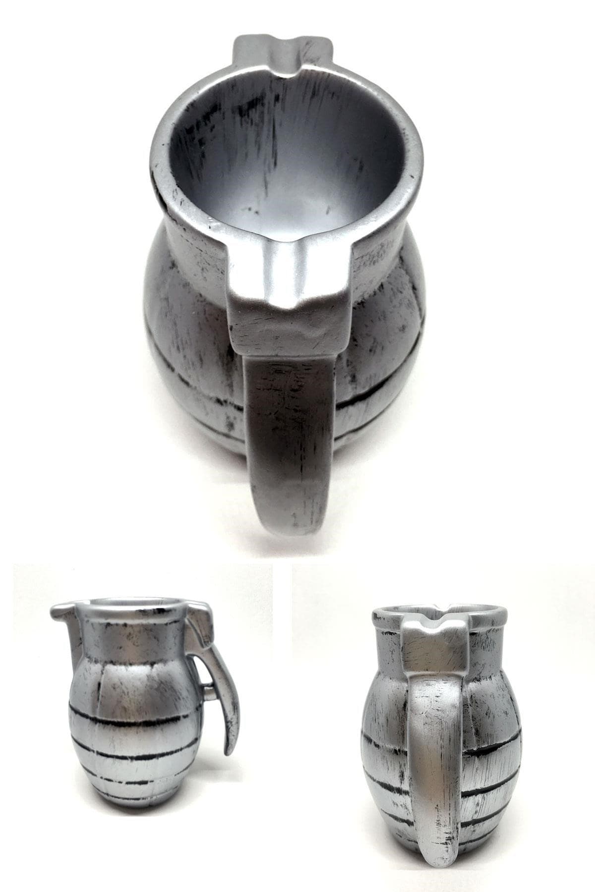 Roichil® Eğlenceli Dekoratif El Bombası Görünümlü Sigara Hazneli Kül Tablası Küllük