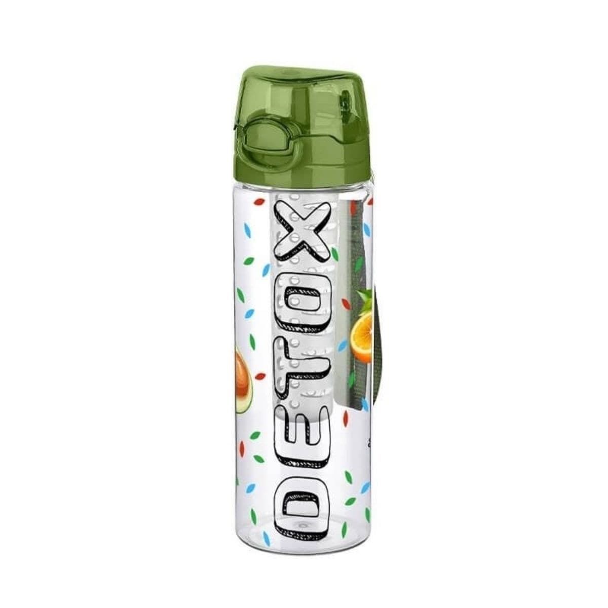 Roichil® Tutma Saplı Kilitli Kendiliğinden Süzgeçli Kolay Taşınabilir Detoks Sporcu Diyet Matarası