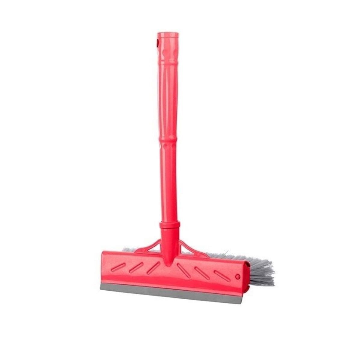 Roichil® Çok Amaçlı 22 Cm Fırçalı ve Silikon Çekçekli Ev Araba Cam Temizleyici Fırça