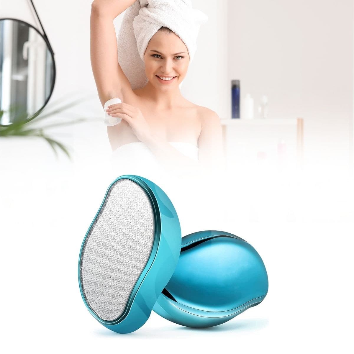 Roichil® Acısız,Ağrısız Manuel Tüy Dökücü Kristal Epilatör Tüy Silgisi Epilasyon
