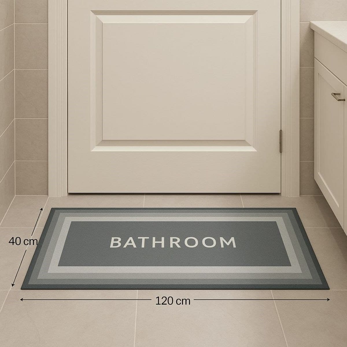 Roichil® Sihirli Süper Su Emici Kaymaz Tabanlı Uzun Paspas 40*120 cm — küçük görsel 5