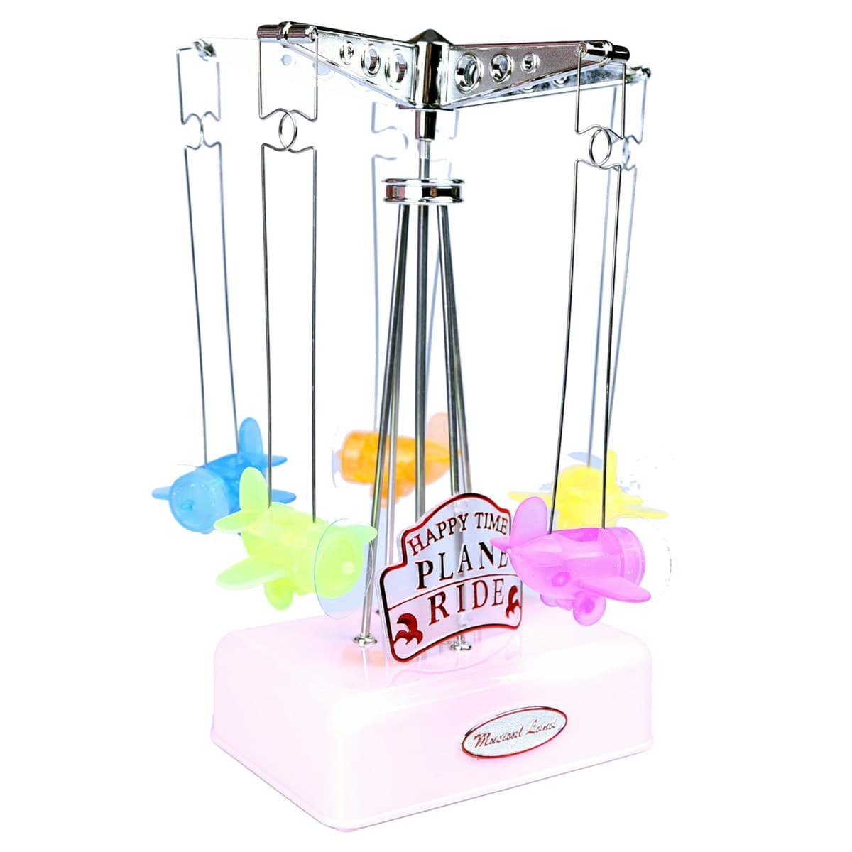 Roichil® Hareketli Uçaklı Kurmalı Hediyelik Küçük Müzik Kutusu Aleti