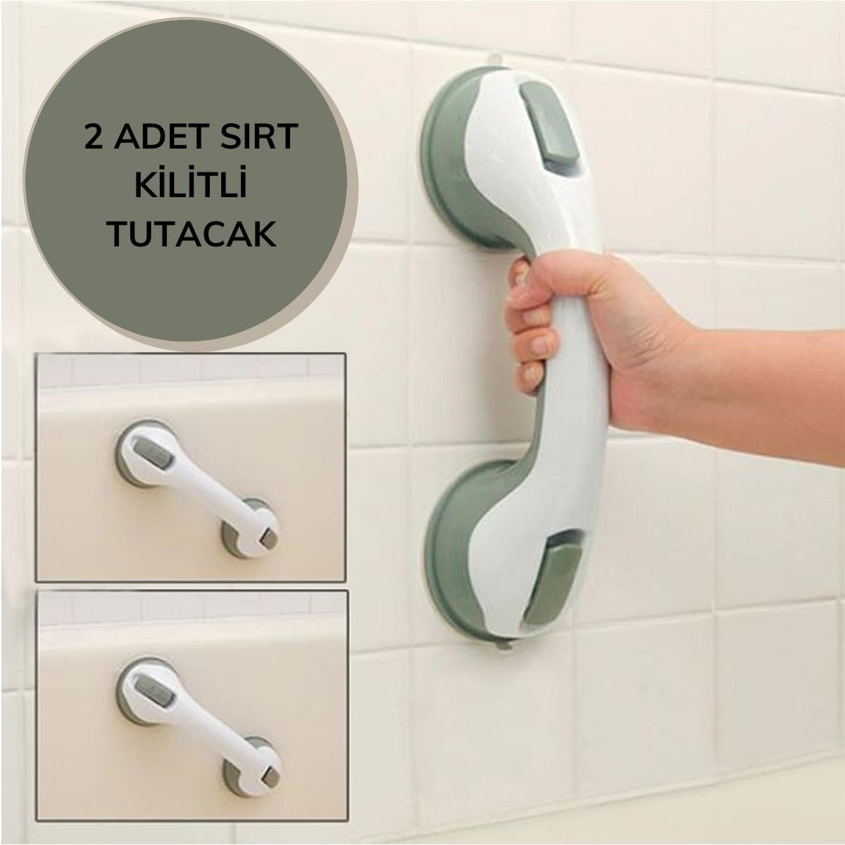 Roichil® Düşme Ve Kayma Önleyici Banyo Tuvalet Vantuzlu Kilitli Tutacak — küçük görsel 7
