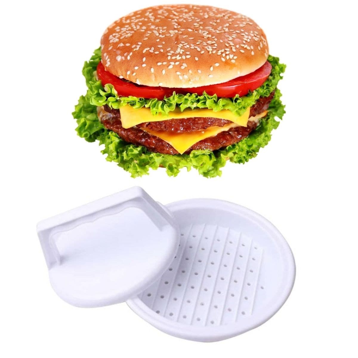 Roichil® Hamburger Ve Köfte Şekillendirici Köfte Kalıbı Pratik Burger Pres Aparatı — küçük görsel 1