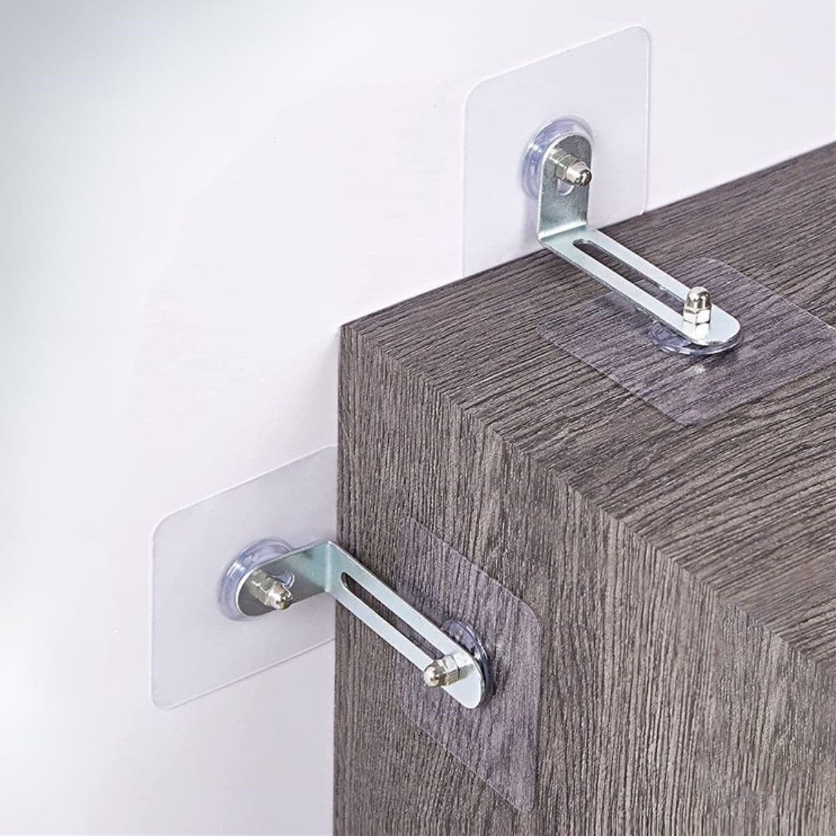 Roichil® Deprem İçin Ultra Dayanıklı Çivisiz Duvarı Delmeden Ayarlanabilir Eşya Sabitleyici Aparat — küçük görsel 5