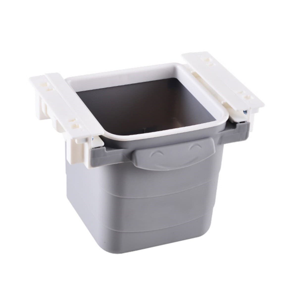 Roichil® Mini Masa Çöp Kovası Plastik Tezgah Altı Geri Çekilebilir Yapışkanlı Görünmez Bölme Pratik