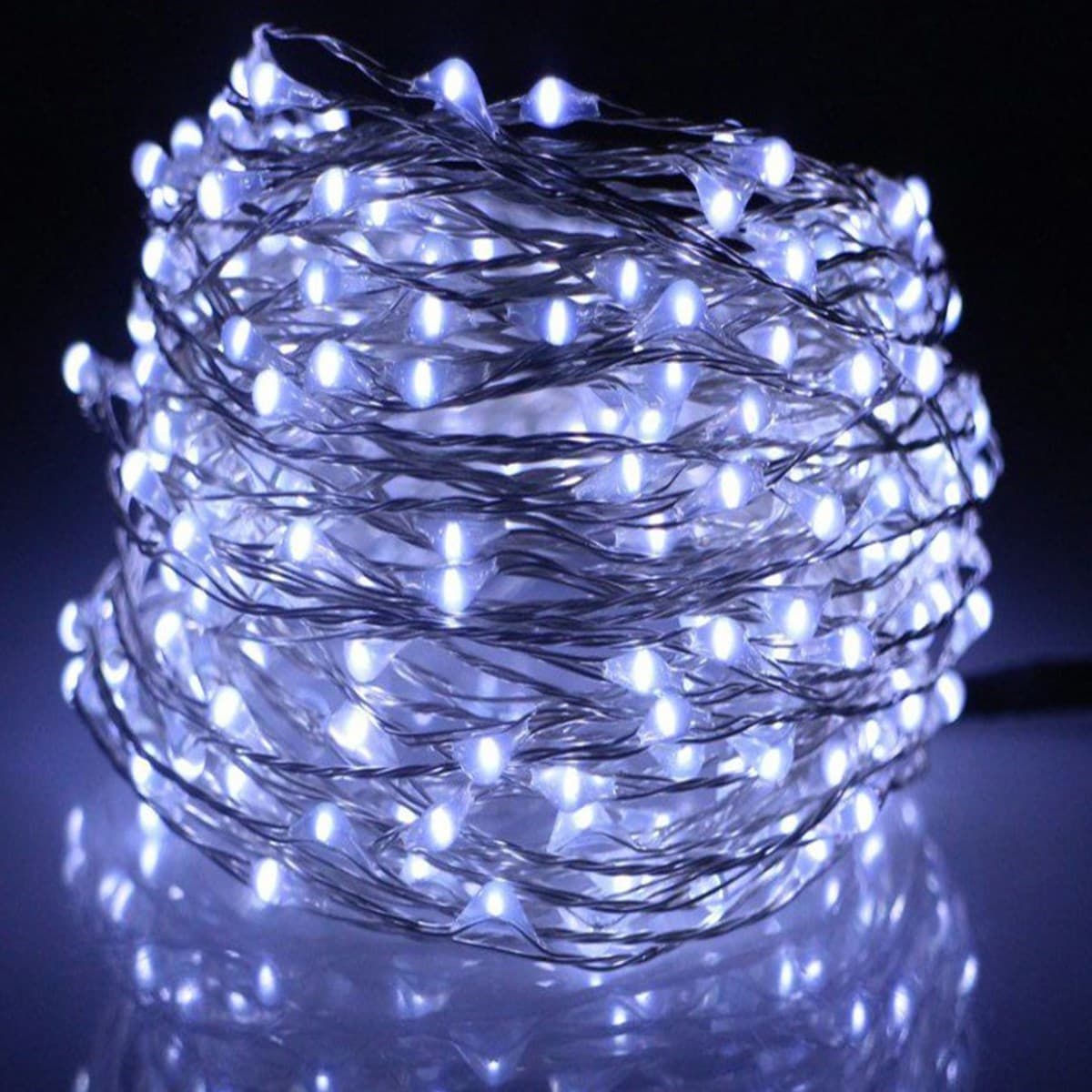 Roichil® Pilli Dekoratif Peri Led Işık 10 Metre Beyaz Parti Aydınlatma