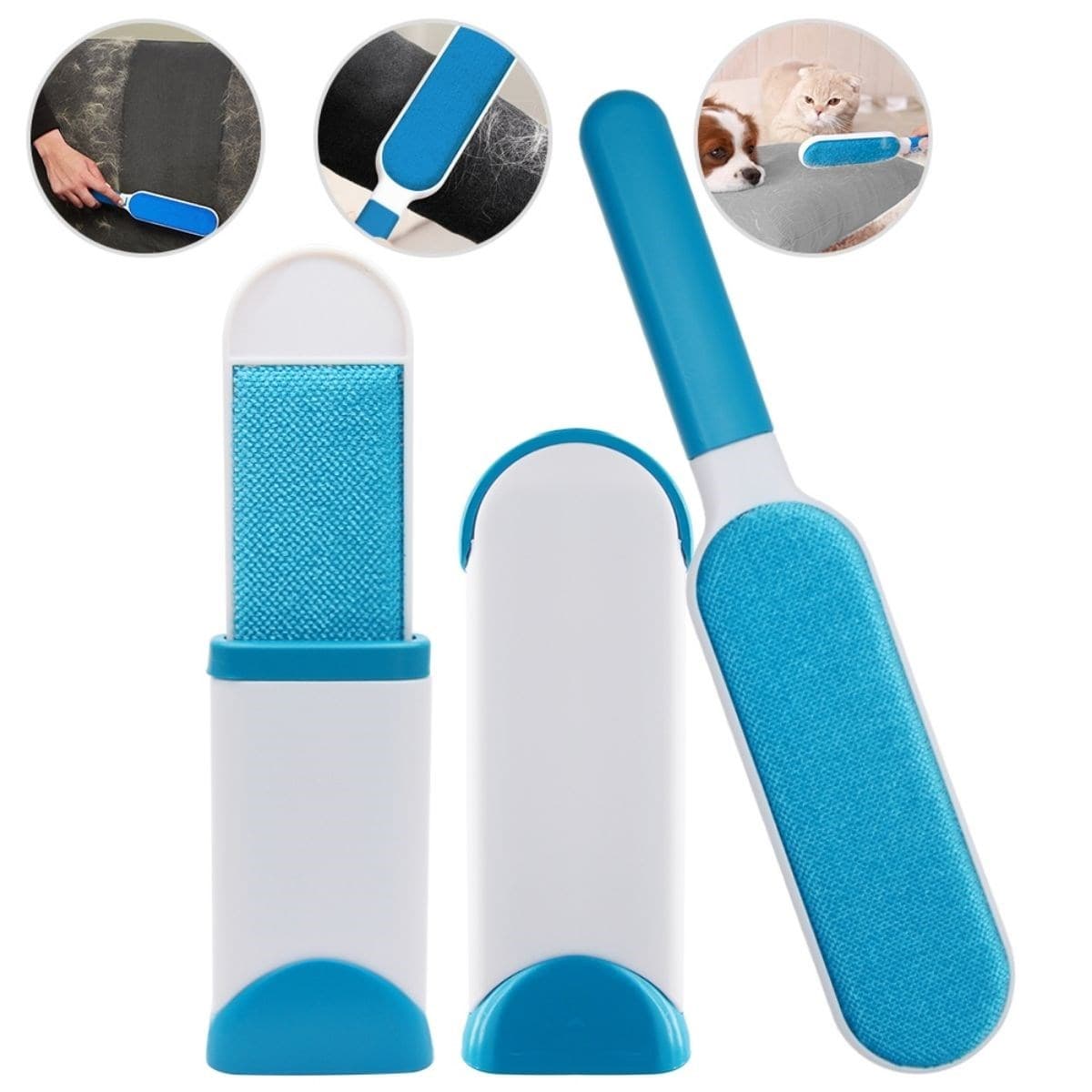 Roichil® 2Li Set Kıl Tüy Toplayıcı Kendinden Temizlemeli Tarak