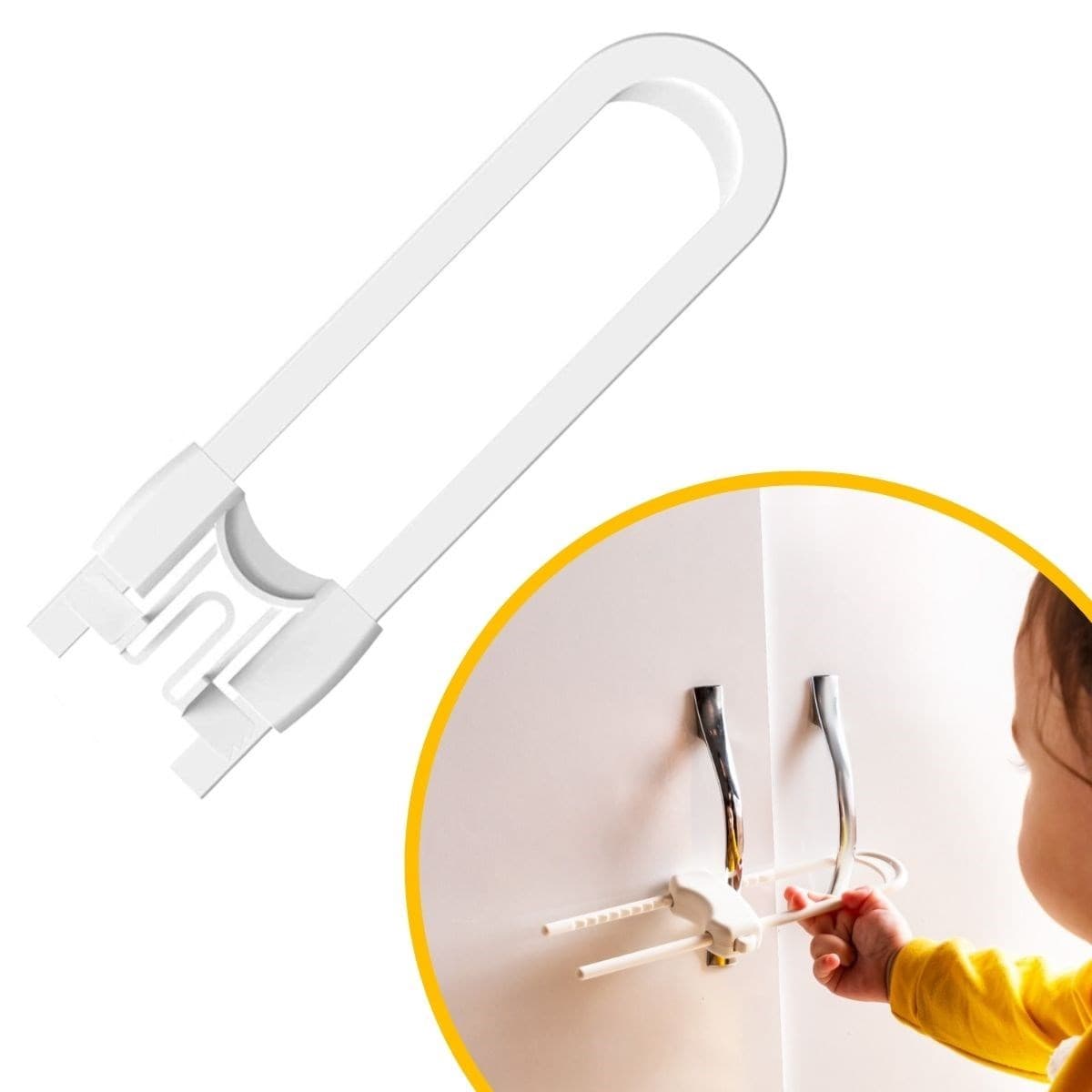 Roichil® Bebek Çocuk Çekmece ve Dolap Koruma Raylı Güvenlik Sistemi Emniyet Kilidi