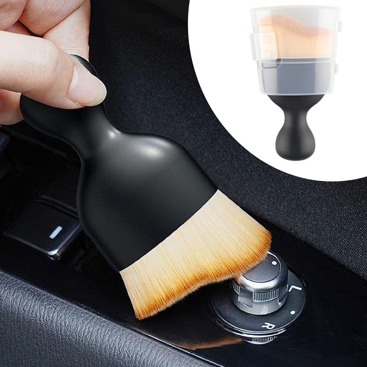 Roichil® Yumuşak Kıllı Araç İçi Detaylı Oto Temizlik Fırçası