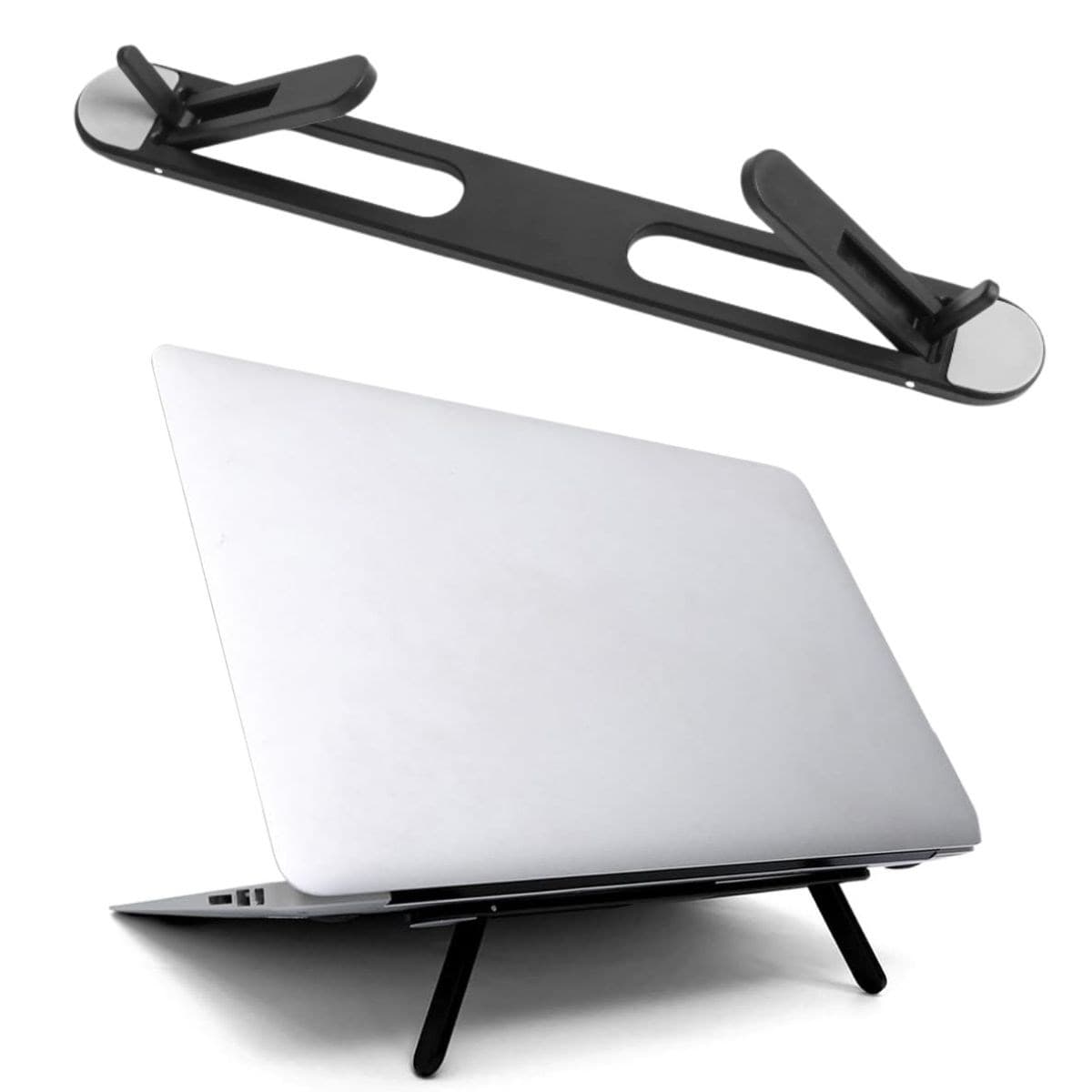 Roichil® 2 Kademeli Katlanabilir Laptop Standı – Kendiliğinden Güçlü Yapışkanlı, Ergonomik Tablet Yükseltici