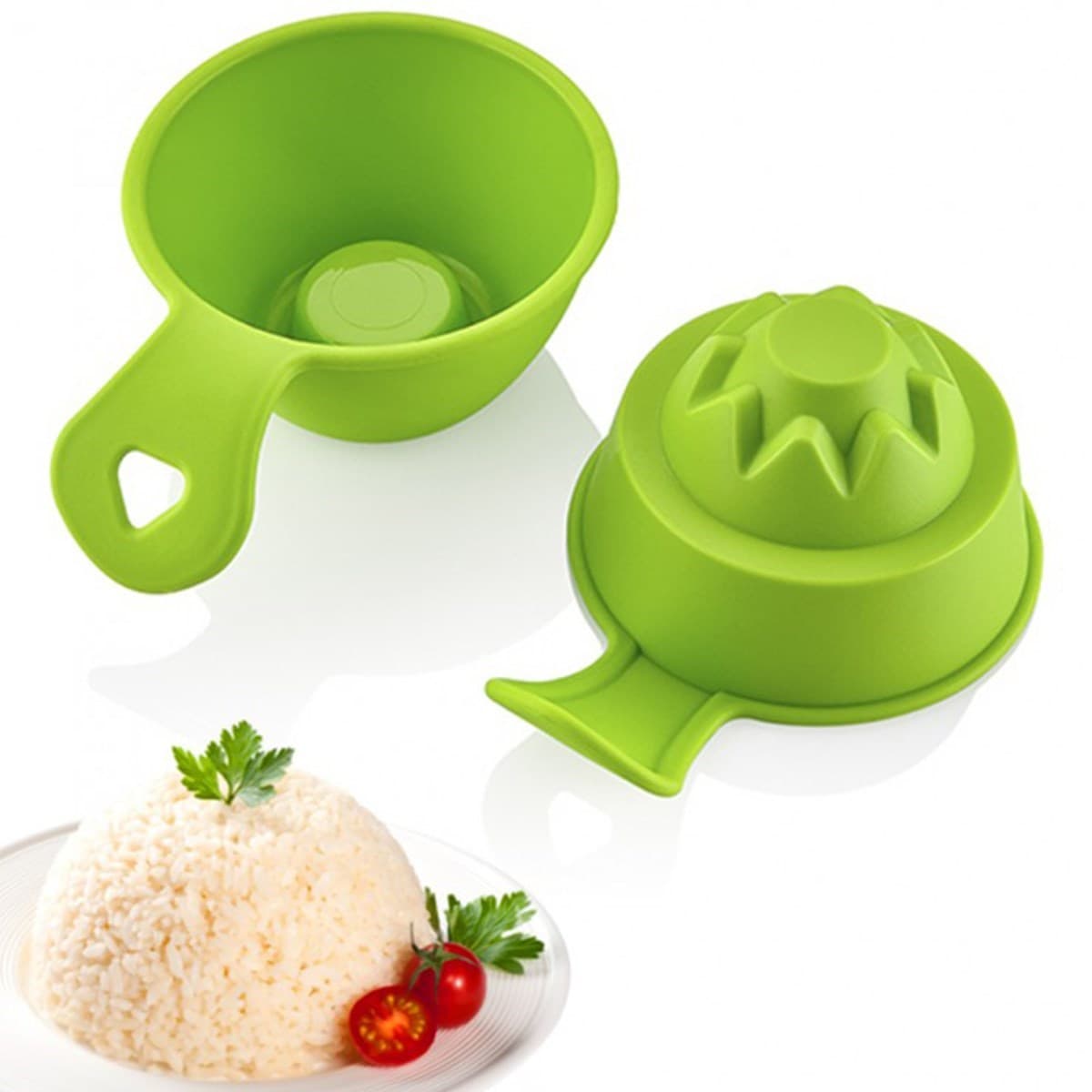 Roichil® Pilav Ve Helva Şekil Verici Pratik Servis Kalıbı Aleti (2 Adet)