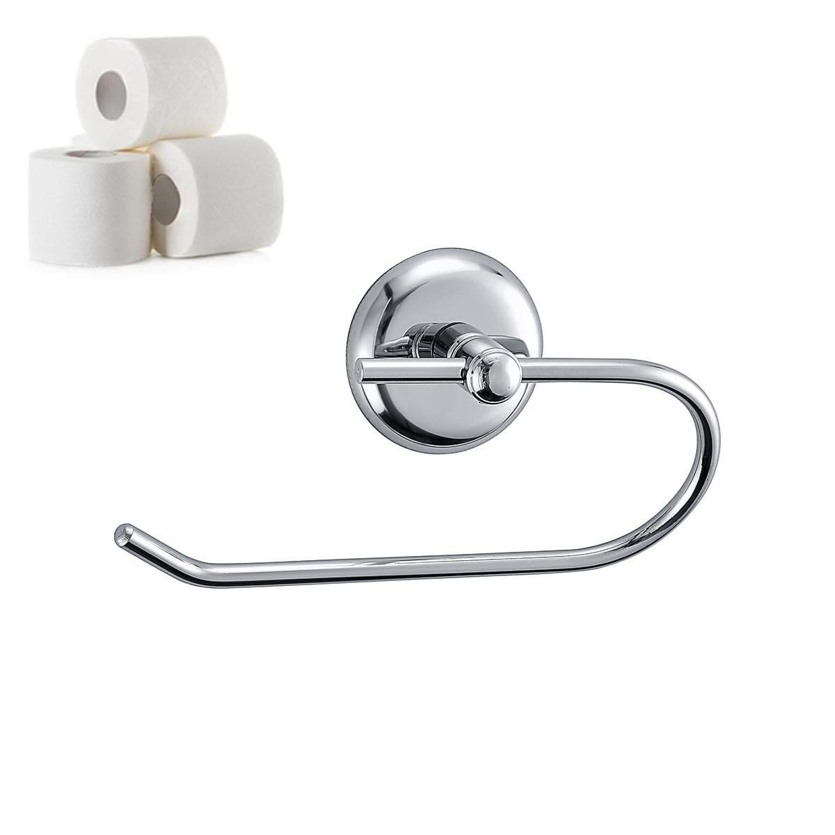 Roichil® Banyo Tuvalet Kağıt Tutacağı Tuvalet Kağıdı Tutucu Metal Aparat