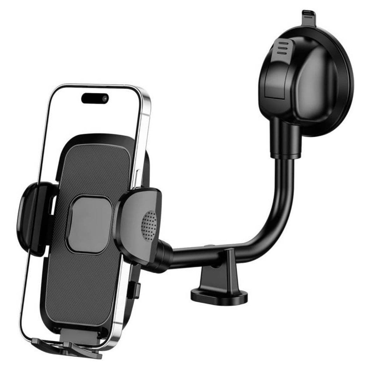 Roichil® Ayarlanabilir Vakum Kilitli Cam Ve Torpidoya Takılabilen Telefon Tutucu