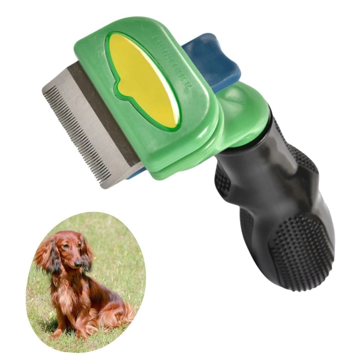 Roichil Kedi ve Köpekler İçin Uzun Tüylü Köpek Tarağı Tüy Toplayıcı tarak Small