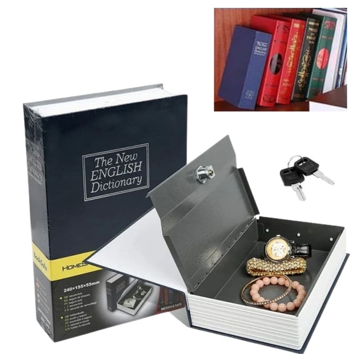 Roichil® Kitap Görünümlü Gizli Kasa