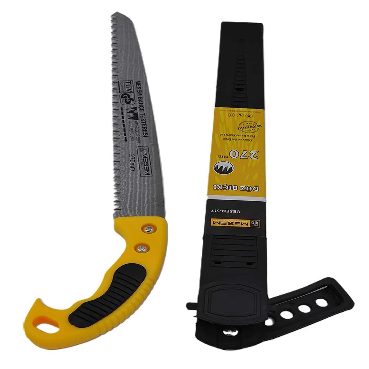 Roichil® 270 mm Düz Bıçaklı Testere Bıçkı Kılıflı Budama Bahçe Testeresi