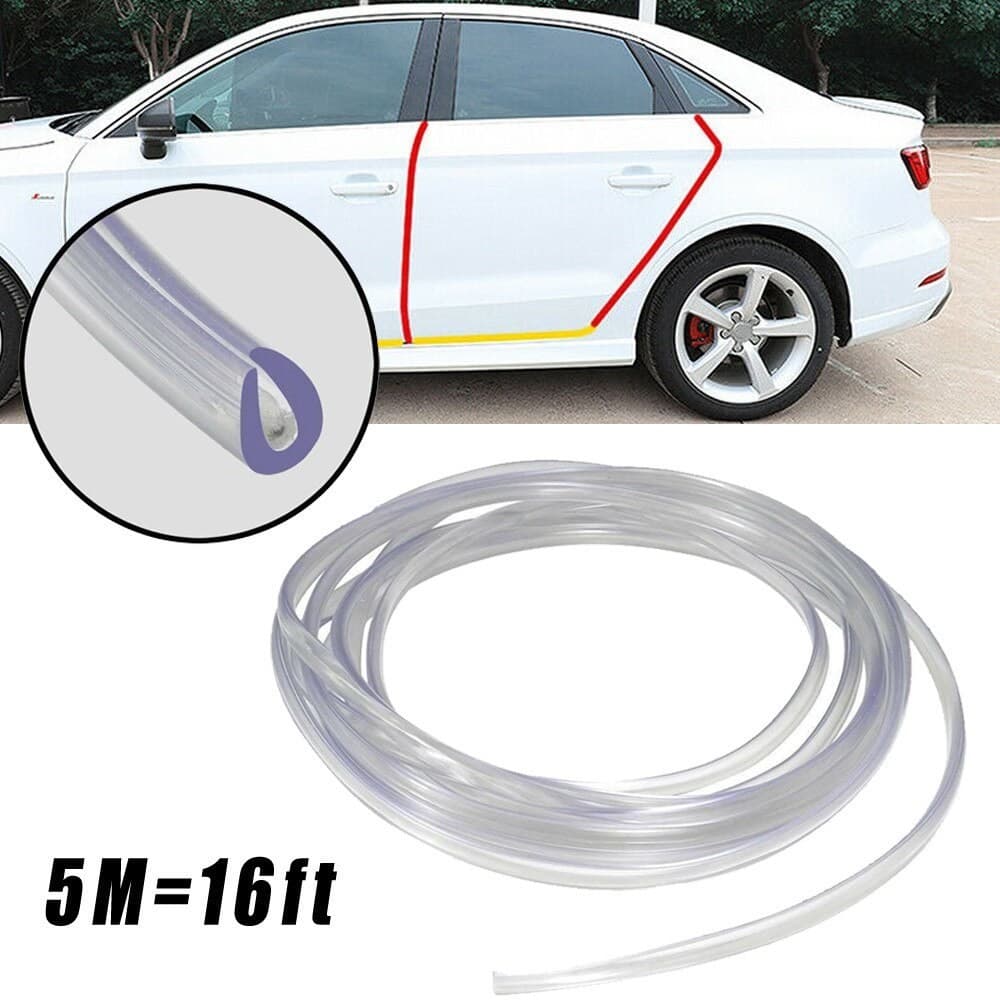 Roichil® Silikonlu Araç Kapı Koruma Fitili Kapı Çarpma Çizik Önleyici Fitil 5 Metre 3M Bant