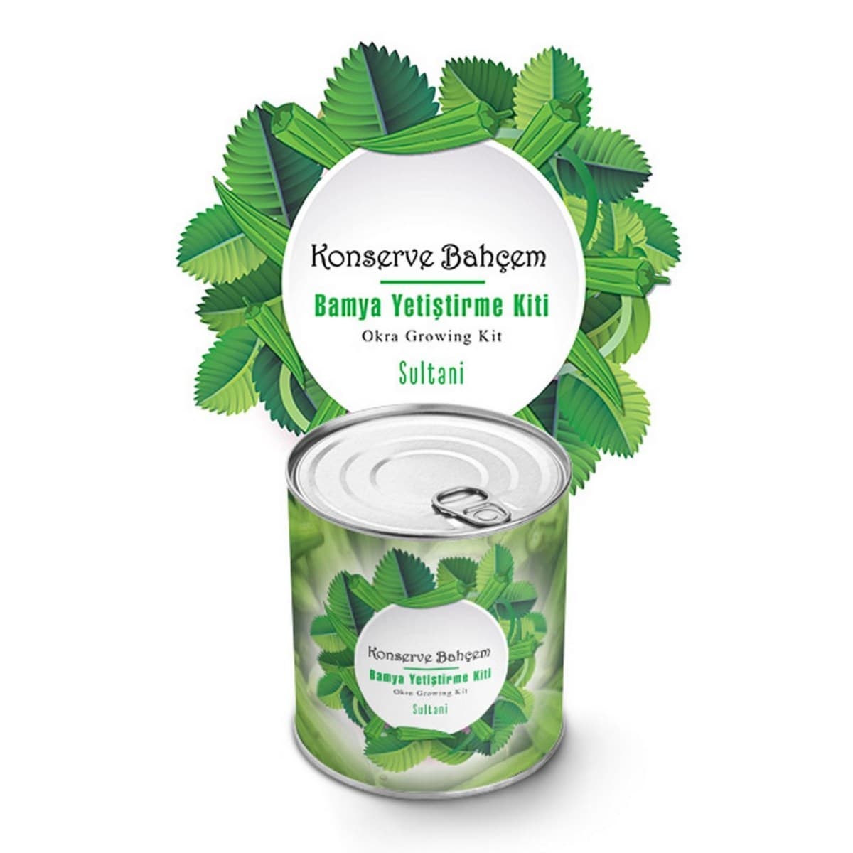 Roichil® Konserve Bahçem Evde Konservede Sultani Bamya Yetiştirme Kiti
