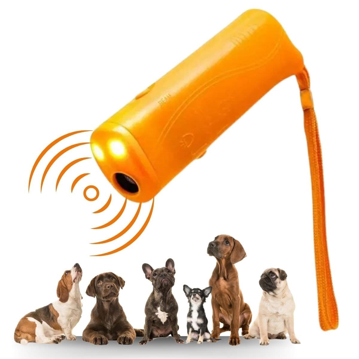Roichil® Ultrasonik Köpeksavar Köpek Kovucu Köpek Kornası Eğitim Cihazı