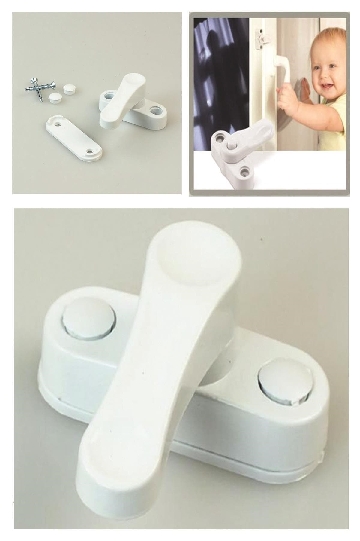 Roichil® PVC Pimapen Pencere Cam Balkon Kapısı Güvenli Emniyet Kilidi