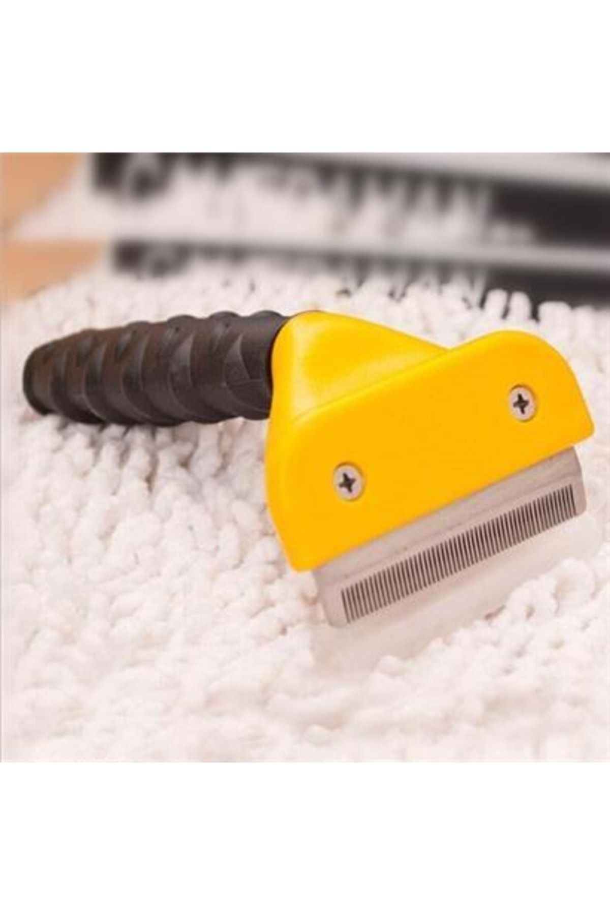 Buffer® Fubminator Kedi Köpek Tüy Toplama Tarağı Kaşıma Aparatı 4,5 Cm