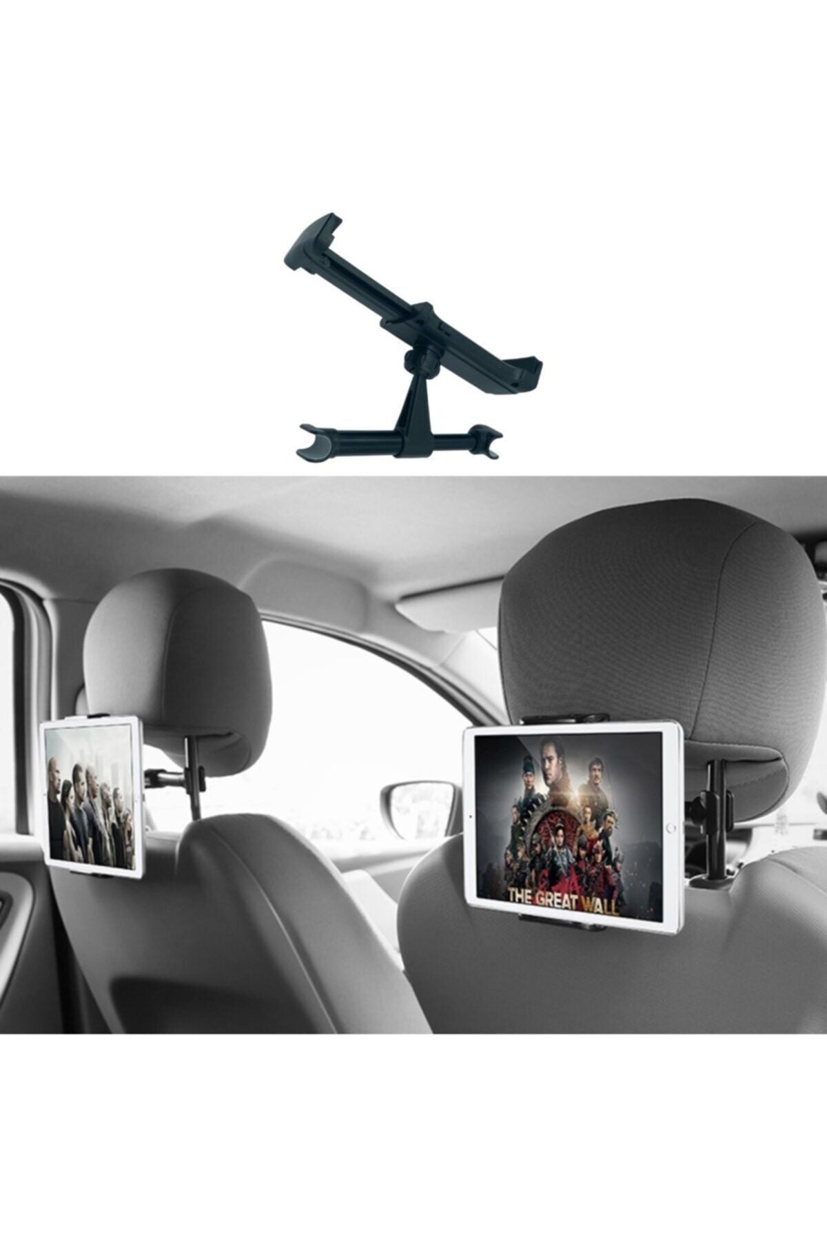 Buffer® Oto Koltuk Arkası Telefon Tablet Tutucu Ayarlanabilir 360 Derece Dönebilen Pratik Stand